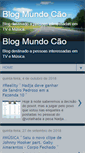 Mobile Screenshot of blogmundocao.com.br