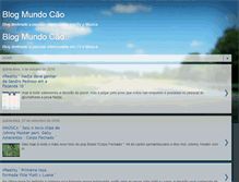 Tablet Screenshot of blogmundocao.com.br